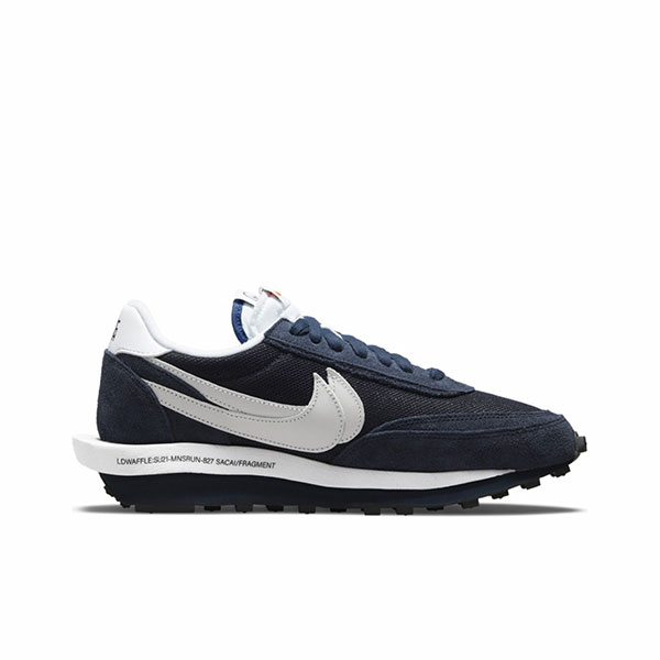 Nike Ldwaffle x Sacai x Fragment Blackened Blue三方聯名 結構 華夫鞋 男女同款#透氣舒適