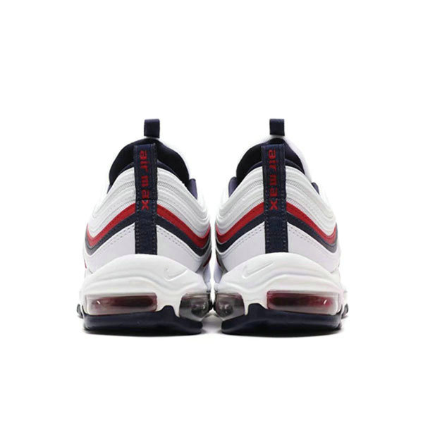 Nike Air Max 97 Red Crush（W）低幫 跑步鞋 男女同款 白色
