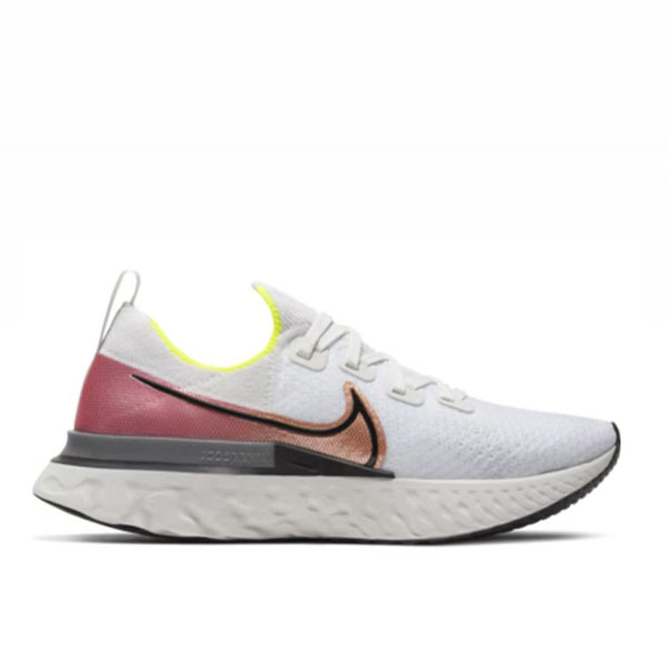 NIKE REACT INFINITY RUN FK 輕便透氣緩震跑步鞋 白 男女同款