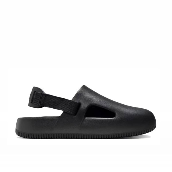 Nike Calm Slide Benassi 舒適百搭包頭拖鞋 男女同款 黑色